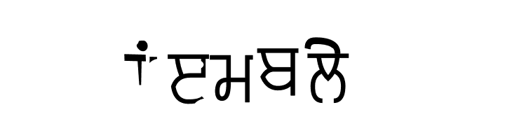 Punjabi Typewriter Old  Free Fonts Download