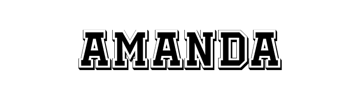 Academy Filled 3D Regular  Free Fonts Download