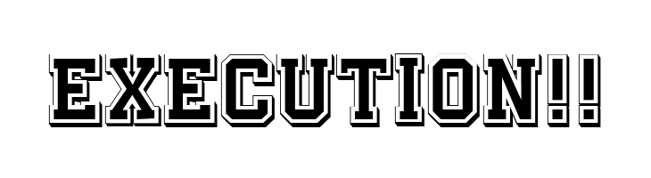 Academy Filled 3D Regular  Free Fonts Download