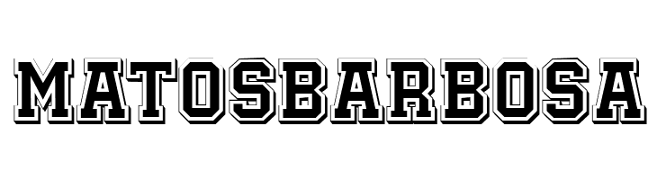 Academy Filled 3D Regular  Free Fonts Download