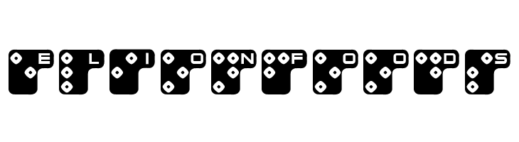 Brailler V1 Regular  Free Fonts Download