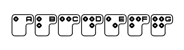 Brailler V1 Light Regular  Free Fonts Download
