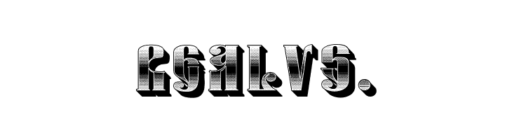 Monarch 3D Regular  Free Fonts Download