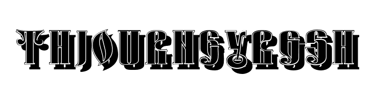 Monarch Shadow Filled Regular  Free Fonts Download