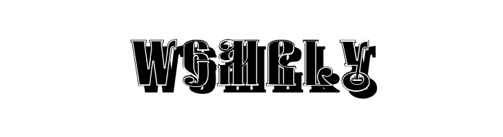 Monarch Shadow Filled Regular  Free Fonts Download