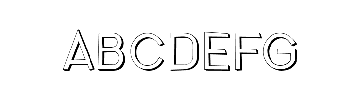 Noix Hollow Regular  Free Fonts Download