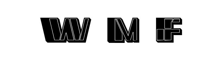 Reverse Filled Regular  Free Fonts Download