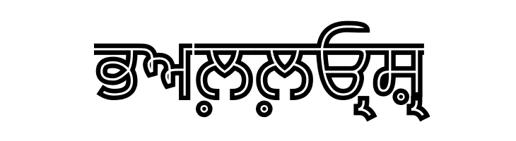 Bulara Hollow Bold  Free Fonts Download