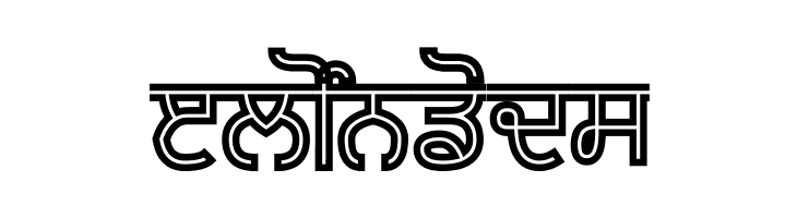 Bulara Hollow Bold  Free Fonts Download