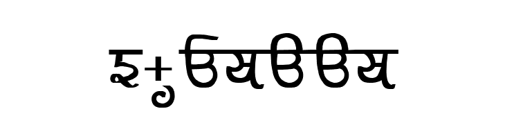 GurmukhiLys 030 Bold  Free Fonts Download