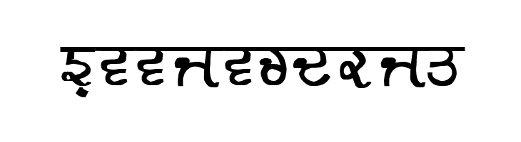 GurmukhiLys 030 Bold  Free Fonts Download