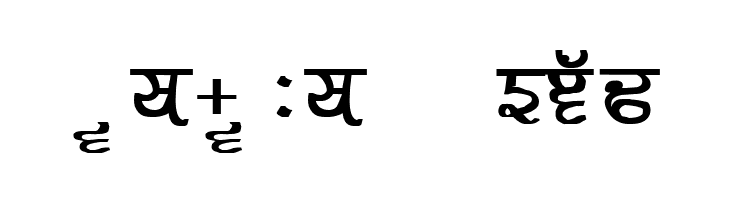 GurmukhiLys 030 Bold  Free Fonts Download