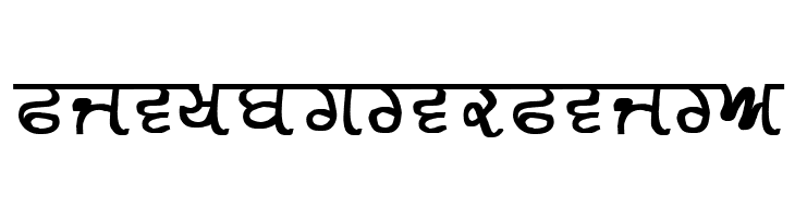 GurmukhiLys 030 Bold  Free Fonts Download