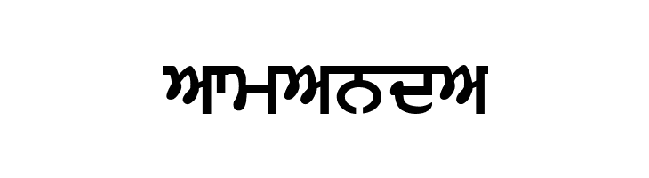 AnandpurSahib Bold  Free Fonts Download