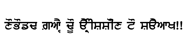AnandpurSahib Bold  Free Fonts Download