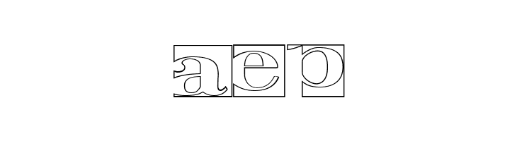 Negative Space Hollow Regular  Free Fonts Download