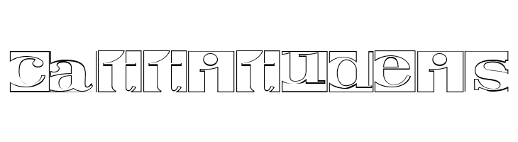 Negative Space Hollow Regular  Free Fonts Download