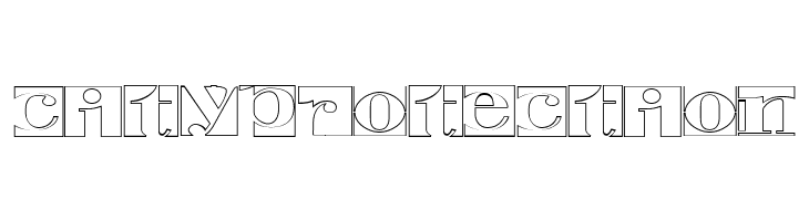 Negative Space Hollow Regular  Free Fonts Download