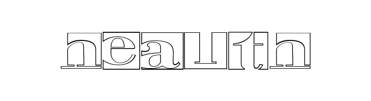 Negative Space Hollow Regular  Free Fonts Download