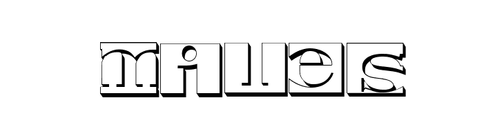 Negative Space 3D Regular  Free Fonts Download