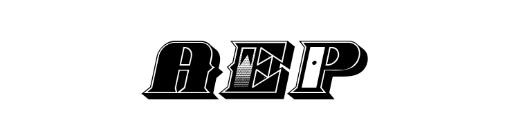 Glorious 3D Regular  Free Fonts Download