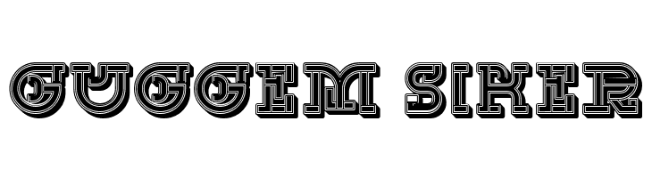 UKAMENO 3D Regular  Free Fonts Download