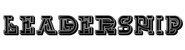 UKAMENO 3D Regular  Free Fonts Download