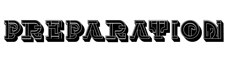 UKAMENO 3D Flat Regular  Free Fonts Download