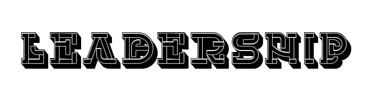 UKAMENO 3D Flat Regular  Free Fonts Download