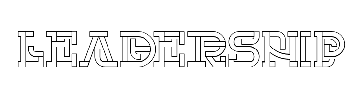 UKAMENO Hollow Regular  Free Fonts Download