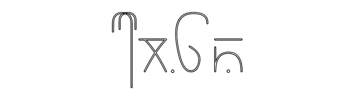 Rupe Outline Extra Light  Free Fonts Download