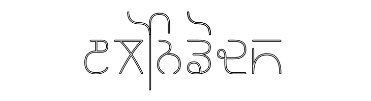 Rupe Outline Extra Light  Free Fonts Download