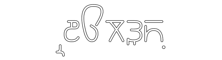 Rupe Outline Medium  Free Fonts Download