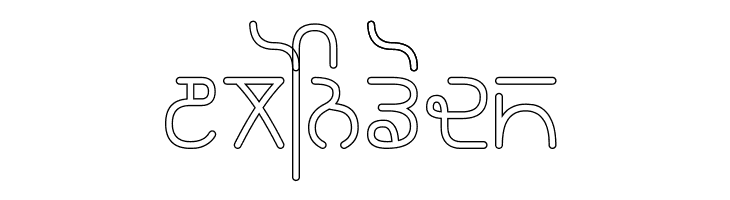 Rupe Outline Medium  Free Fonts Download