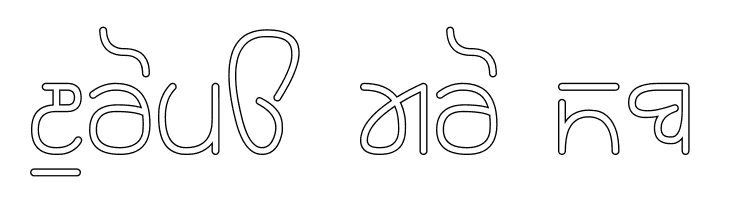 Rupe Outline Medium  Free Fonts Download