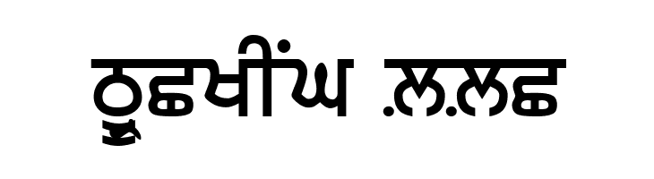 GurbaniLipiLight Bold  Free Fonts Download