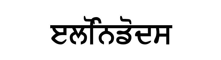 GurbaniLipiLight Bold  Free Fonts Download