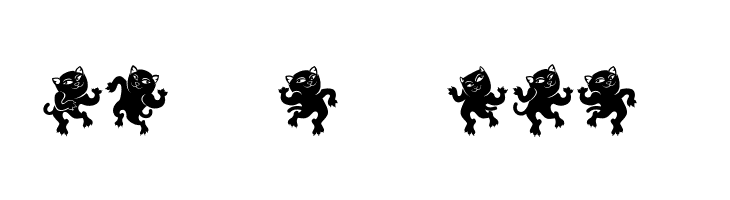 Dancing Cat Regular  Free Fonts Download