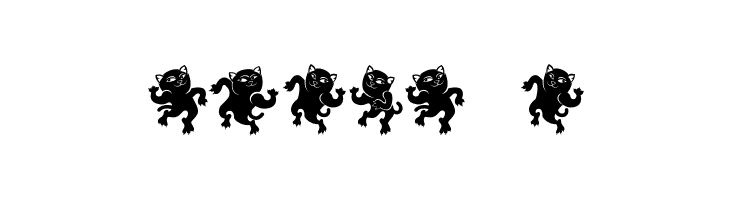 Dancing Cat Regular  Free Fonts Download