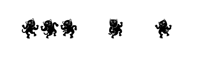 Dancing Cat Regular  Free Fonts Download