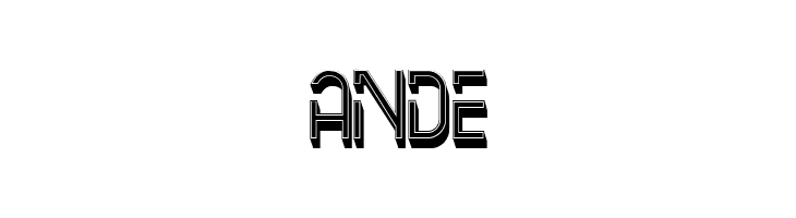 Anede Filled Regular  Free Fonts Download