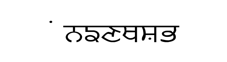 GurmukhiLys 020 Wide  Free Fonts Download