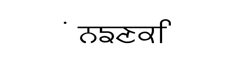 GurmukhiLys 020 Wide  Free Fonts Download