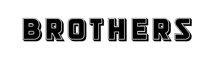 Mangonel 3D Filled Regular  Free Fonts Download