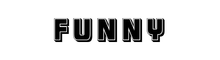 Mangonel 3D Filled Regular  Free Fonts Download