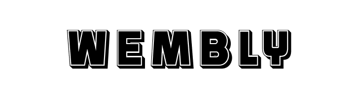 Mangonel 3D Filled Regular  Free Fonts Download