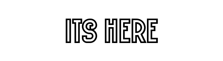 Republica Outline Regular  Free Fonts Download