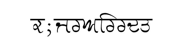 GurmukhiLys 030  Free Fonts Download