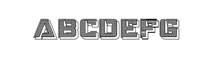 Strizhi Hollow Regular  Free Fonts Download