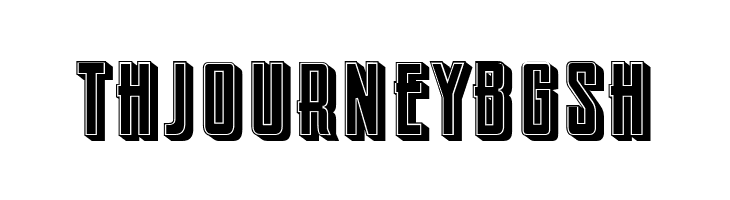 Chronica 3D Filled Regular  Free Fonts Download